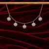 Starburst Crystal Pendant Necklace