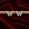 Crystal Butterfly Earrings